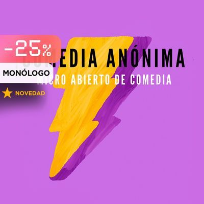 Comedia anónima: micro abierto de comedia