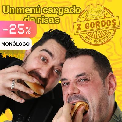 Dos gordos muy grasiosos: comedia en Galileo Galilei