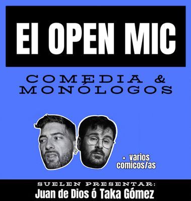 El Open: micro abierto de monólogos con cuatro cómicos