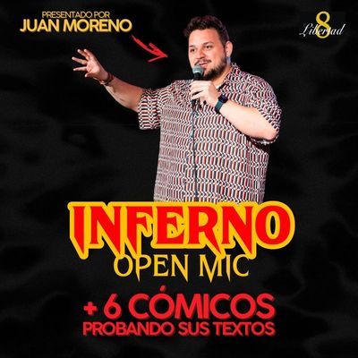 Inferno open mic: monólogos con seis cómicos