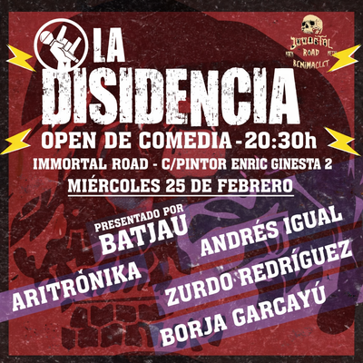 La disidencia comedy: micro abierto de comedia