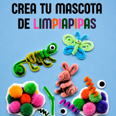 Crea tu mascota de limpiapipas: taller en familia