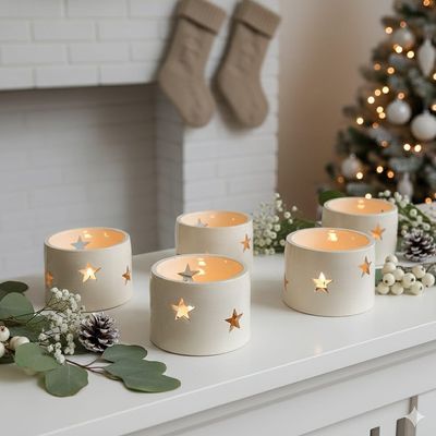 Cerámica artística: taller crea tu porta vela de navidad al torno