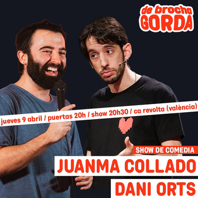 De Brocha Gorda: show de comedia con dos cómicos