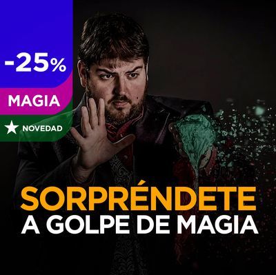 Sorpréndete a golpe de magia (incluye consumición)