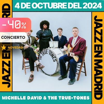 Concierto de jazz y soul: Michelle David & The True-Tones