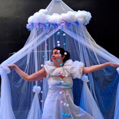 Nube busca casa: teatro sensorial para bebés