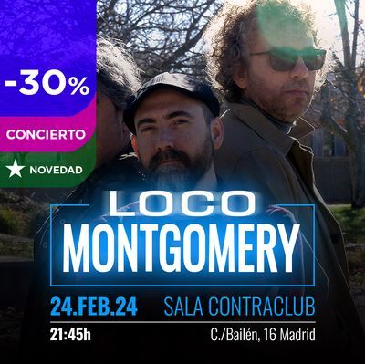 Loco Montgomery: concierto de rock alternativo
