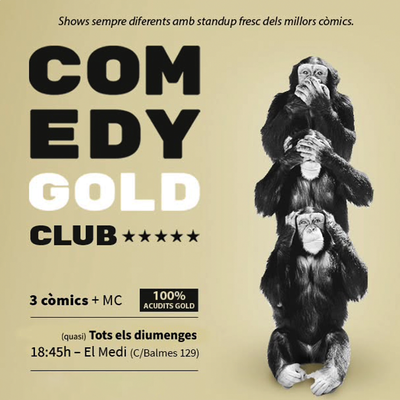 Comedy gold: domingos de comedia standup
