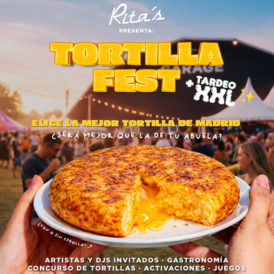 Tortilla Fest: gastronomía, concurso de tortillas y tardeo
