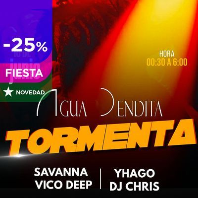 TORMENTA en Agua Bendita