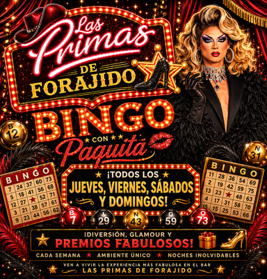 Bingo drag con Paquita Colita (+bebida)