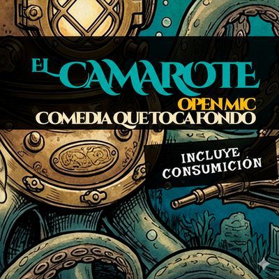 El camarote: open mic de comedia (+bebida)