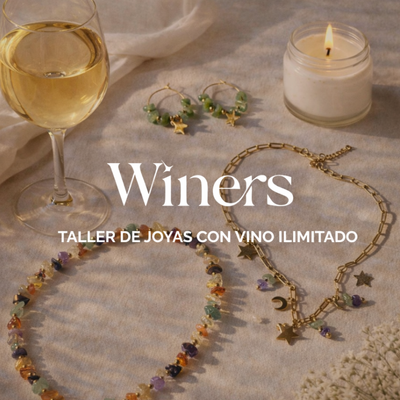 Taller de joyas con vino ilimitado (crearás 3 joyas)
