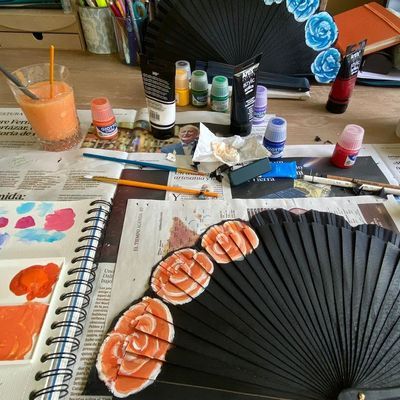 Taller de abanicos: pinta tu abanico a mano