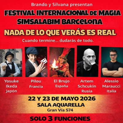 Magia Simsalabim: espectáculo internacional de magia