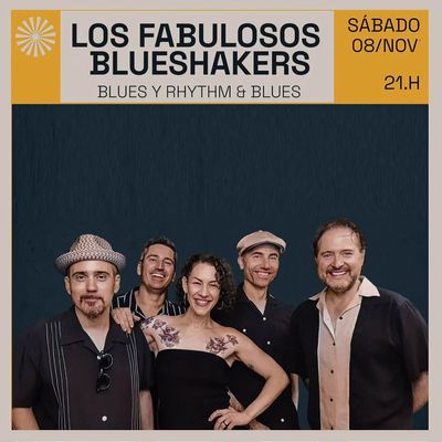 Los Fabulosos Blueshakers: concierto de blues y rhythm & blues
