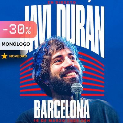 Javi Durán en directo: monólogo cómico