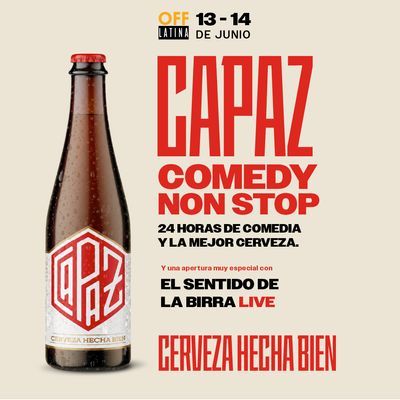 Capaz comedy non stop: 24 horas de comedia (+cerveza)