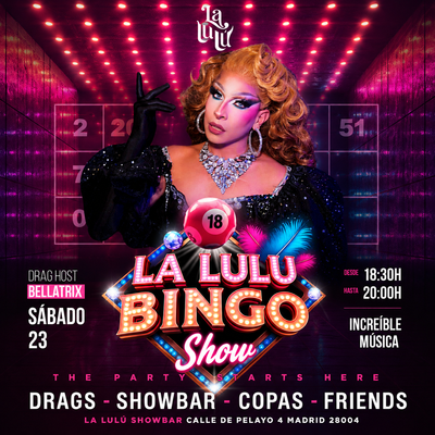 La Lulú Bingo Show: bingo con drag queen