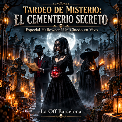 Tardeo de misterio: cluedo en vivo – especial Halloween