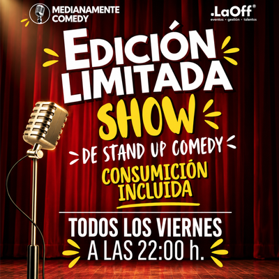 Edición limitada: micro abierto de comedia (+bebida)