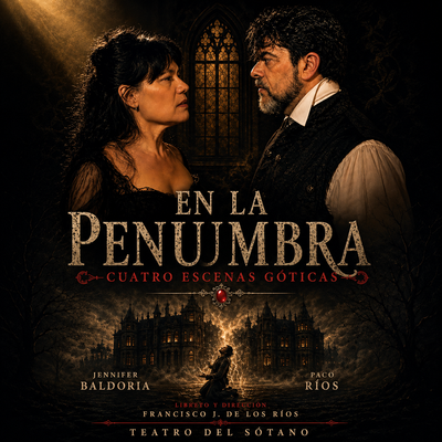En la penumbra: obra de teatro gótico