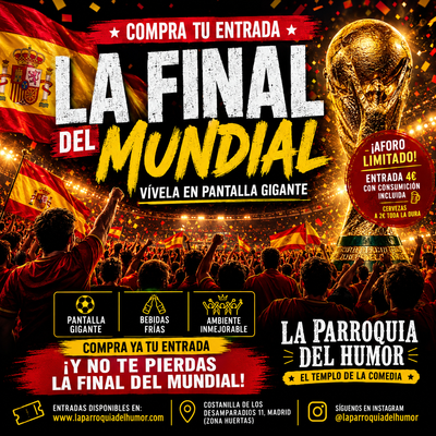 Final mundial 2026 con bebida incluida