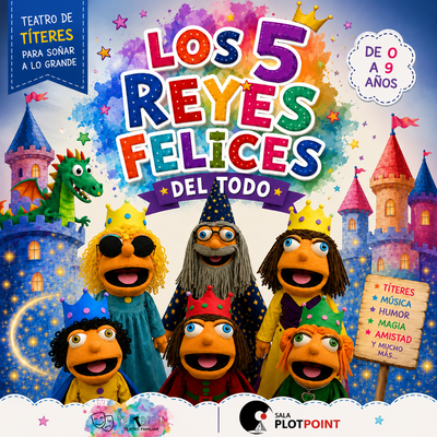 Los 5 reyes felices del todo: teatro infantil de títeres