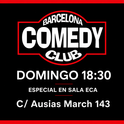 Barcelona Comedy Club: monólogos con 6 cómicos diferentes