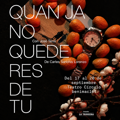 Quan ja no quede res de tu: teatro íntimo y conmovedor