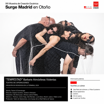 Tempestad: teatro experimental inspirado en Shakespeare