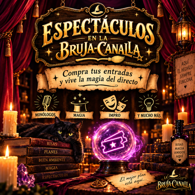 Espectáculos en La Bruja Canalla: shows diferente cada día