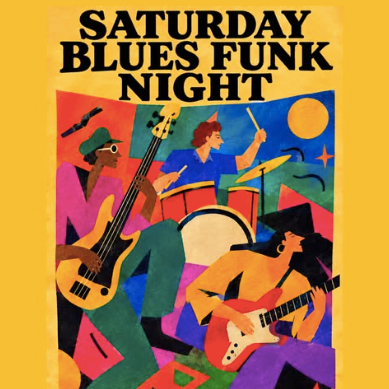 Saturday blues funk night: concierto de blues y funk en vivo
