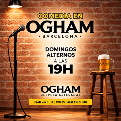 Comedia en Ogham: monólogos con distintos cómicos