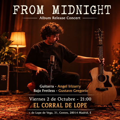 From midnight: concierto de jazz, folk y música latina
