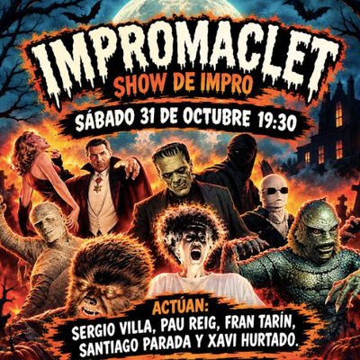 Impromaclet: show de impro especial Halloween (+bebida)