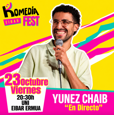 Komedia Fest Eibar: monólogo de Yunez Chaib