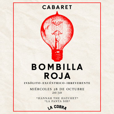 Bombilla roja cabaret: espectáculo de cabaret y burlesque