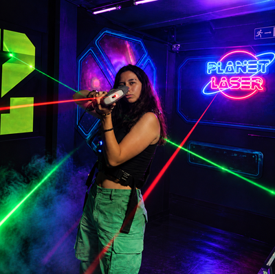 Planet Laser: 2 partidas de Laser Tag