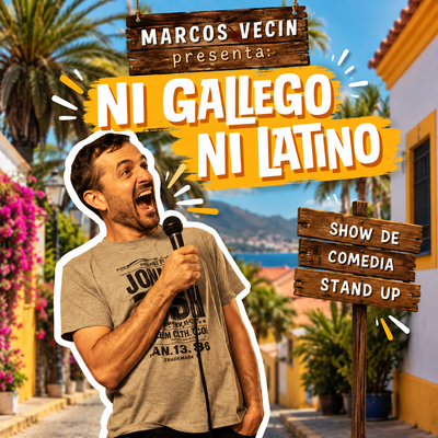 Ni gallego ni latino: stand up comedy de Marcos Vecín