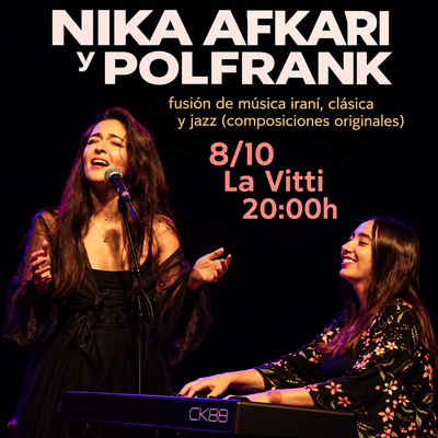 Nika Afkari y Polfrank: concierto de música iraní y jazz
