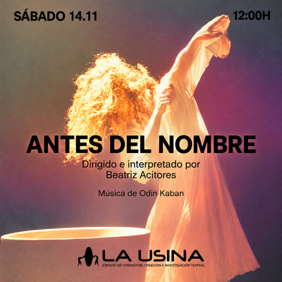 Antes del nombre: una pieza de danza-teatro