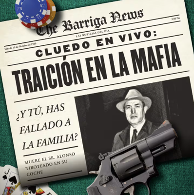 Cluedo en vivo: traición en la mafia (Barcelona)
